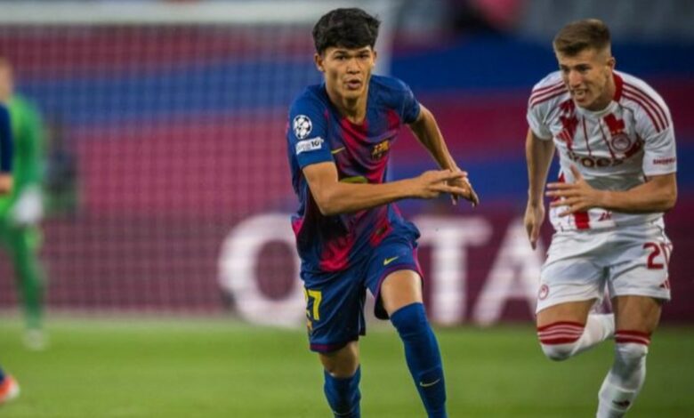 برشلونة يفوز على أولمبياكوس بستة أهداف مقابل هدف في دوري الأبطال