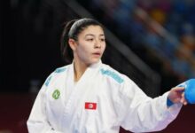 وفاء محجوب تتألّق في روسيا وتمنح تونس ذهب الكاراتي