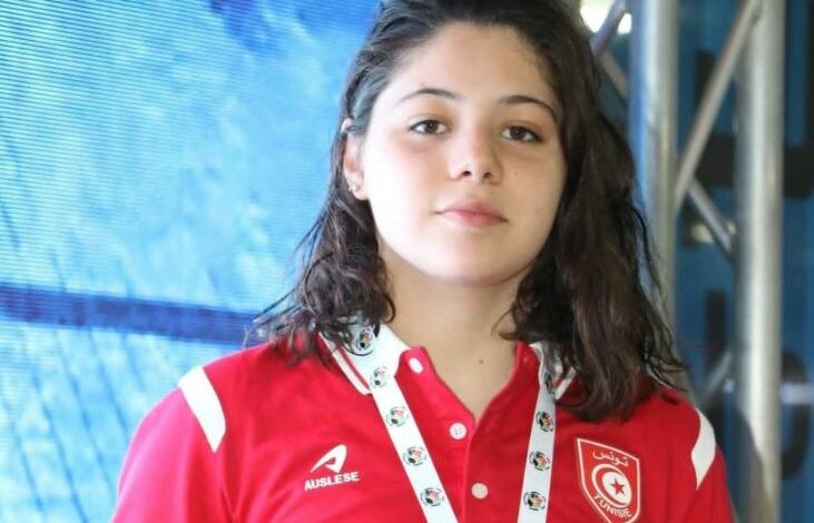 عائشة بن ميلاد تُتوّج بالذهب في سباق 200 متر فراشة بالألعاب الإفريقية للشباب